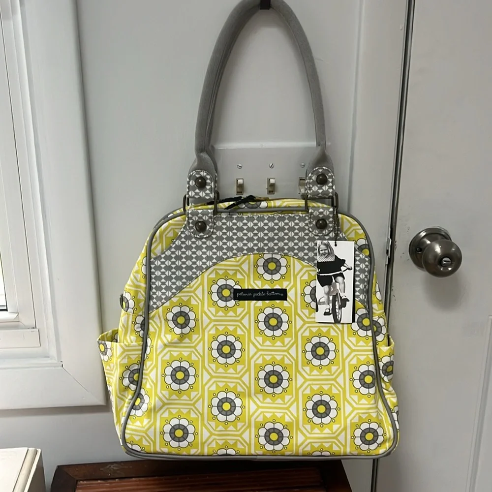 Petunia Pickle Bottom Succulent Garden Sashay Satchel Diaper Bag,NWT